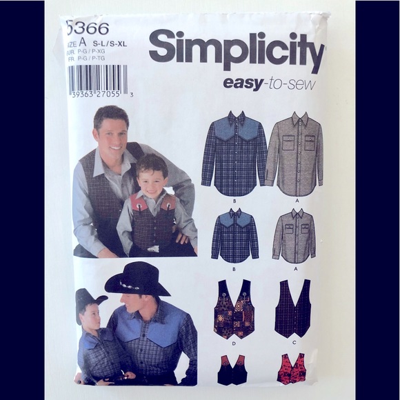 TG 70s Sewing pattern for men’s shirt size 40 chest medium - Picture 8 of 15